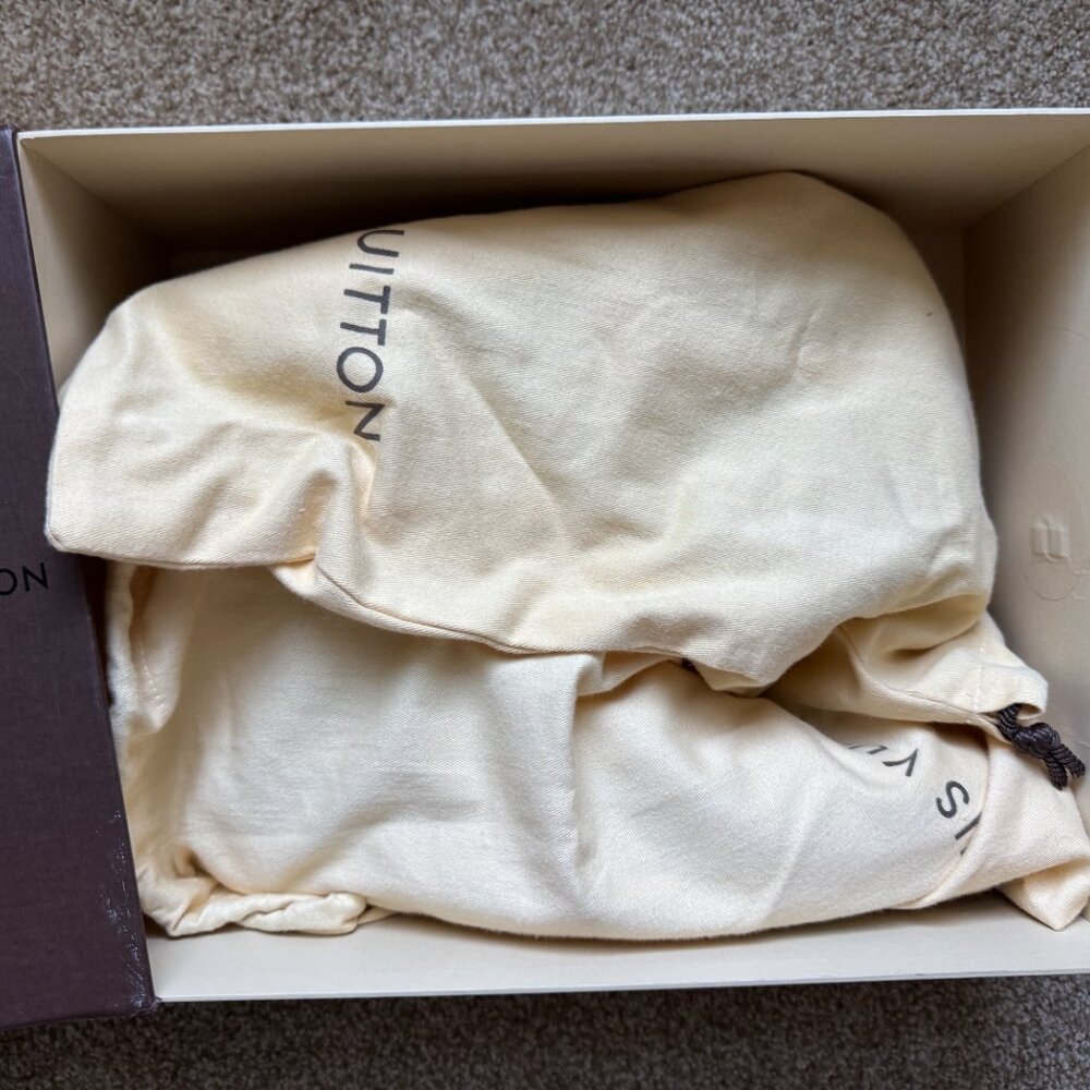 RARE Louis Vuitton Denim/Silver Skate Shoe Size 45 - Fits like US 12 - Picture 4 of 16